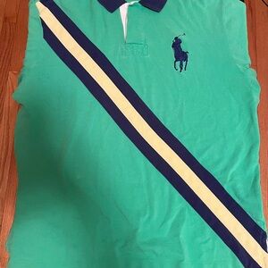 Polo by Ralph Lauren Green and Navy Shirt